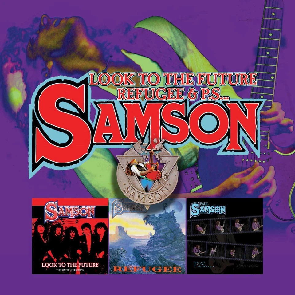 SAMSON - LOOK TO THE FUTURE/REFUGEE/P.S... - 3-CD - BOXSET  - Bild 1 von 1