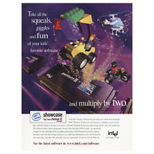 1998 Intel Pentium II: Multiply By Two Vintage Print Ad