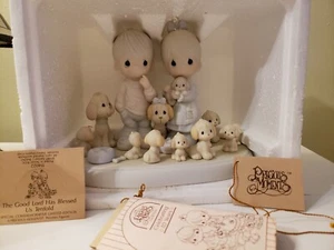 Precious Moments Figurine The Good Lord Has Blessed Us Tenfold Ltd Edition - Picture 1 of 7