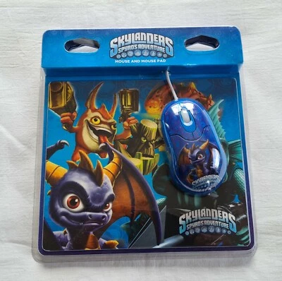Skylanders Spyro's Adventure USB Computer Mouse & Mouse Pad Set New NOS 2012  - Image 1 of 4