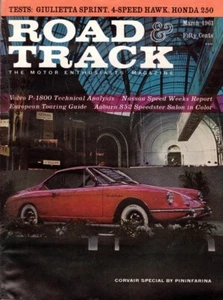 ROAD & TRACK ~ March 1961~ Honda 250, Datsun Bluebird, Hawk 4-speed, Volvo P1800 - Picture 1 of 1