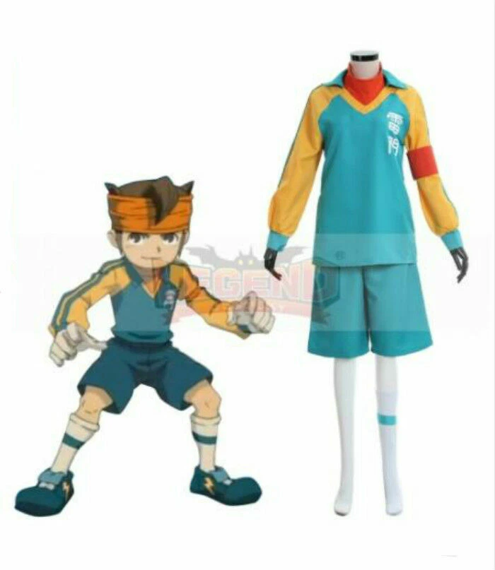 Mamoru Cosplay Inazuma Eleven Anime Equipo Japonés Camiseta Juegos con disfraces Disfraz y Foto 1 de 4