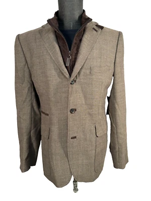Chaqueta Blazer Abrigo Deportivo STAFFORD Para Hombres Marrón TALLA 44R Foto 1 de 4