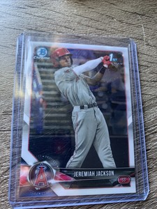 2018 Bowman Draft Chrome Jeremiah Jackson RC Los Angeles Angels #BDC-51