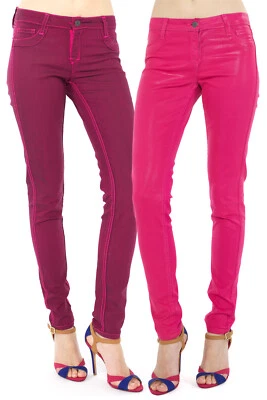 Bleulab Reversible Detour Legging Pink Coating Jeans Denim Skinny 0 Slim New 25 - Image 1 of 4