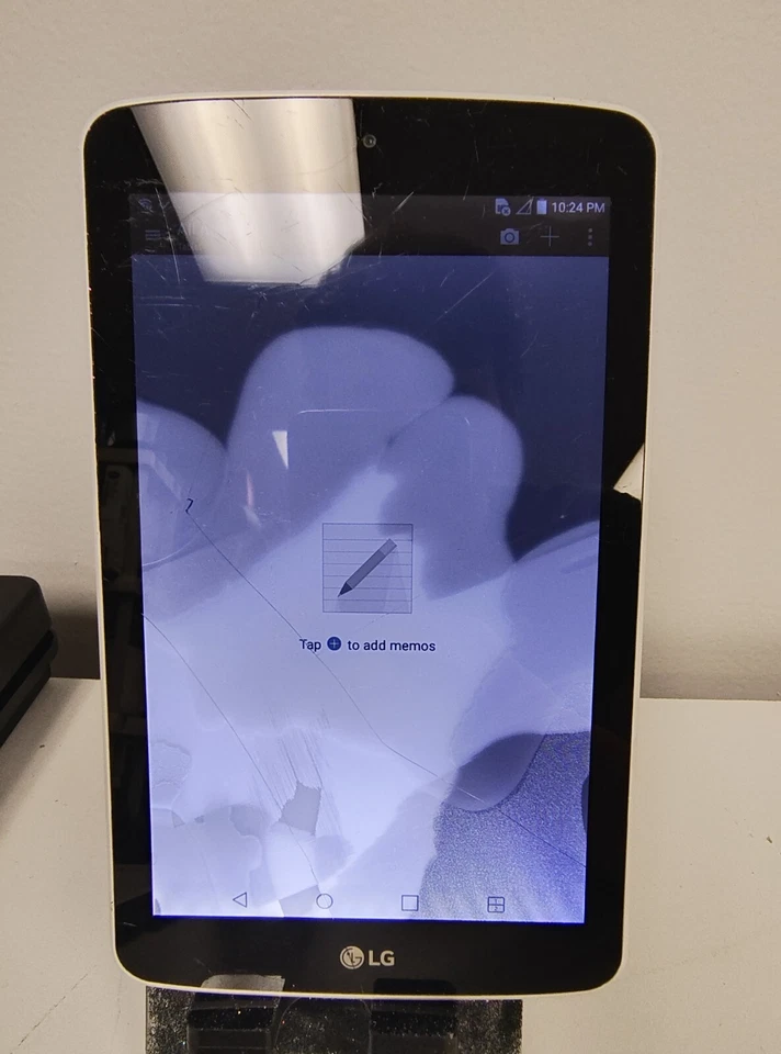 LG G Pad F 7.0" LK430 8GB White Android Tablet Broken Display  - Image 1 of 4