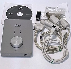 Apogee Duet Firewire Audio Interface - 1st Gen + Cables + Driver CD - Mint - Picture 1 of 12