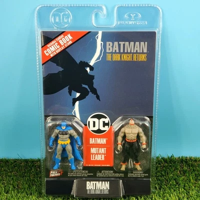 Batman & Mutant Leader Dos Figuras de 3" Cómic y Soporte Set Page Punchers DC Foto 1 de 4