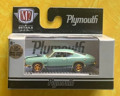 M2 Machines CHASE 1969 Plymouth Barracuda 440 1:64  1 of 750 - Image 1 of 4