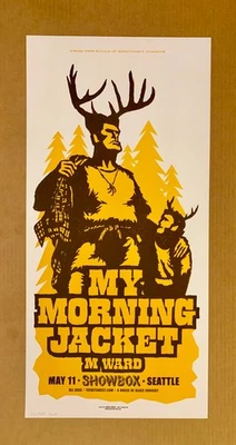 (NM) 2004 Ames Bros My Morning Jacket Poster 5/11/04 Showbox Seattle (pearl jam) - Image 1 of 4