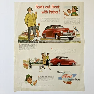 1948 Ford Convertible Vintage Print Ad 1948 - Picture 1 of 4