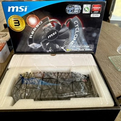 MSI R6850 CYCLONE "POWER EDITION" IGD5 1084 MHZ GRAPHICS CARD - Image 1 of 4