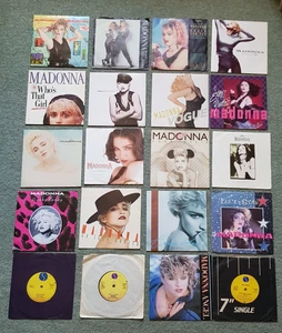 20 x MADONNA 7" Vinyl Singles / RESCUE jessie EXPRESS justify PANKY bonita BLUE - Bild 1 von 4