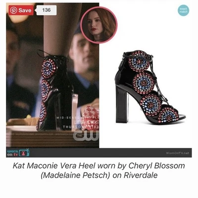 KAT MACONIE Vera Patent Leather Open Toe Embellished Boots Size 36 - Image 1 of 4