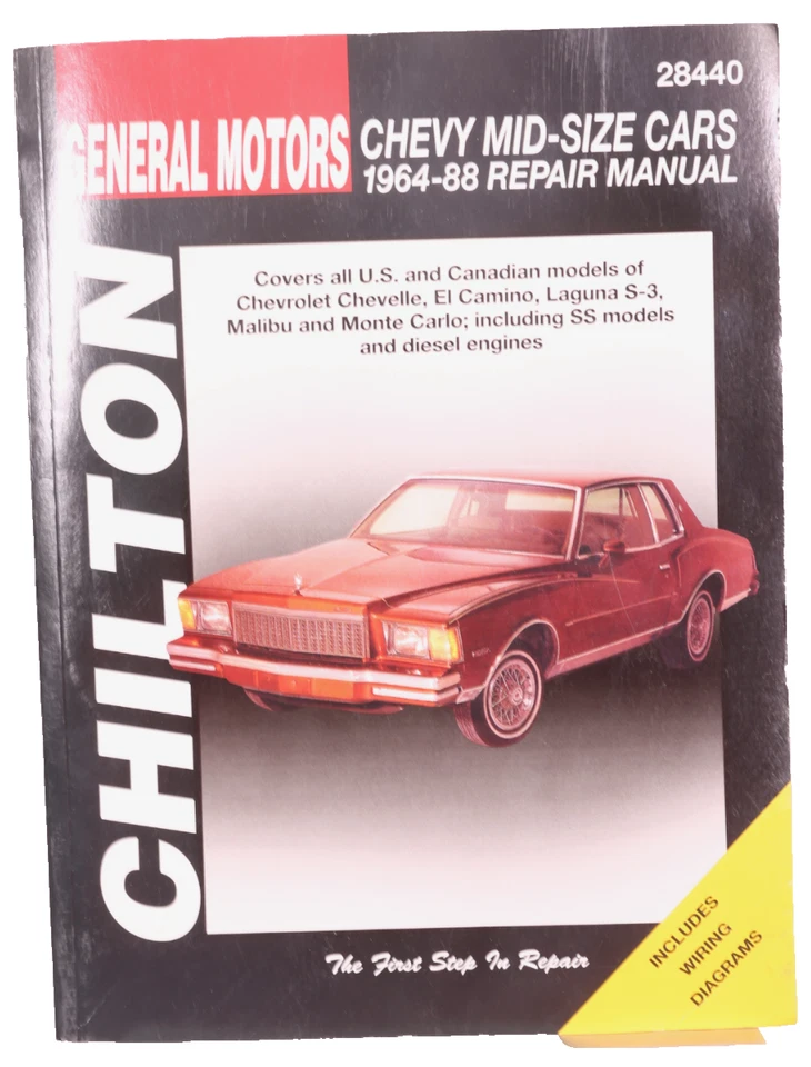 CHEVELLE EL CAMINO MALIBU MONTE CARLO Service Shop Repair Manual 1964 1965 1966+ Foto 1 de 1
