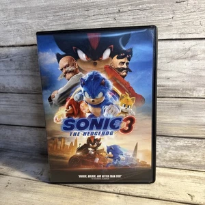 Sonic The Hedgehog 3 (DVD 2024) Jim Carrey Fastest Movie Of The Year Ships Free - Picture 1 of 8