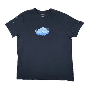 Air Jordan T Shirt L Black Jumpman Blue Cloud LA Coordinates Standard Fit - Picture 1 of 19