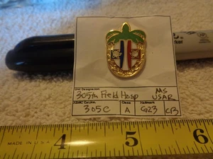 305th Field Hospital G23 Unit Crest, DI, DUI (DRAW#93) - Picture 1 of 1