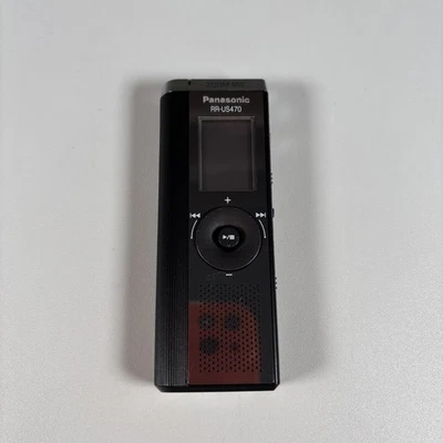 Panasonic RR-US470 (256 MB, 134 Hours) Handheld Digital Transcriber / Recorder - Image 1 of 4