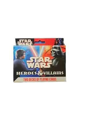 Star Wars Heroes and Villains Playing Cards.  Never Played. - Image 1 of 2