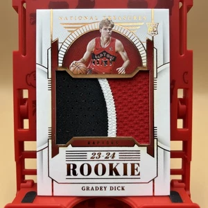 Gradey Dick 2023-24 Panini National Treasures 45/49 Patch Rookie RC #163 - Picture 1 of 6
