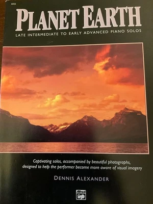Planet Earth by Dennis Alexander Piano Solos Music Book New - Image 1 of 4