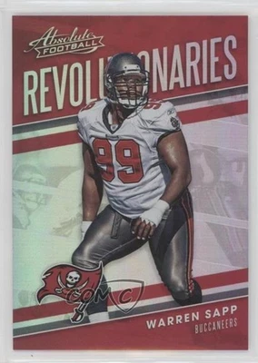 2018 Panini Absolute Revolutionaries Warren Sapp #RE-WS HOF - Image 1 of 2