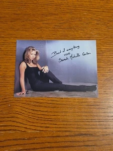 Sarah Michelle Gellar Auto Signed 5x7 Color Photograph - Collectible Vintage Lot - Foto 1 di 8