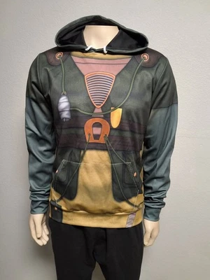 Костюм Star Wars BOBA FETT толстовка с капюшоном унисекс размер средний Хэллоуин 🎃  - Изображение 1 из 4