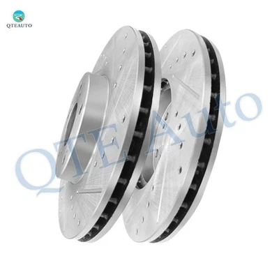 Rotores de freno de disco ranurados perforados delanteros de 282 mm para base Acura ILX 2014 2015 Foto 1 de 4