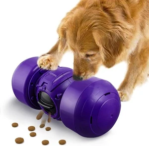 Juguete interactivo para perros, dispensador de golosinas para perros con ruedas alimentador lento, juguete rompecabezas duradero - Imagen 1 de 7