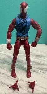 Marvel Legends Spider-man Scarlet Spider Ben Riley Retro Hasbro Incomplete 6” - Picture 1 of 3