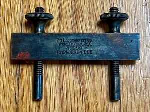 Vintage L.S. Starrett No. 299 Rule Clamp Capacity up to 1-1/4" Made in USA - Picture 1 of 2