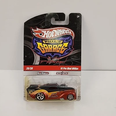 2009 Hot Wheels Phil's Garage, '41 Pro Mod Willys, 20/39, Burnt orange, black - Image 1 of 4