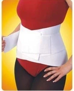 ALEX 整形腰部支撑,张力带,(尺寸:L)白色 — 第 1/2 张图片