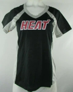 Miami Heat Women's Hands High NBA Short Sleeve V-Neck T-Shirt - Picture 1 of 7