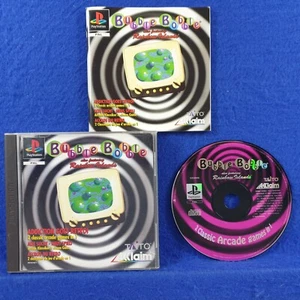 ps1 BUBBLE BOBBLE *x Also Featuring Rainbow Islands Boxed&Manual PAL ps2 ps3 - Bild 1 von 5