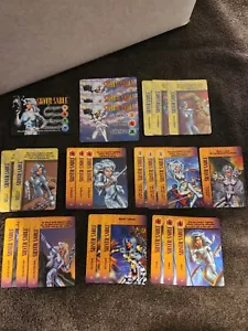 Overpower TCG Lot Marvel IQ Silver Sable Set Character Card OPD Hidden Weapon - Picture 1 of 1