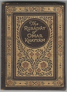 Rubaiyat von Omar Khayyam Miniatur Englisch vergoldet-tooled 1920er Collins Edition - Bild 1 von 4