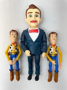 TOY STORY 4 BENSON AND WOODY 2-PACK ACTION FIGURE SET LOT + EXTRA MATTEL 2018 - Picture 1 of 8