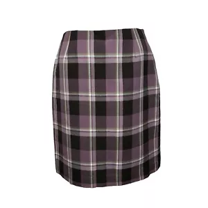 Nine West Plaid Pencil Skirt Retro Academia Grannycore 4P Classic Clueless - Picture 1 of 10