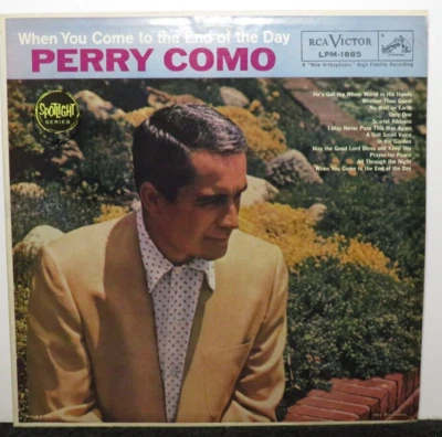 PERRY COMO WHEN YOU COME TO THE END OF THE DAY (NM) LPM-1885 LP VINYL RECORD - Image 1 of 4