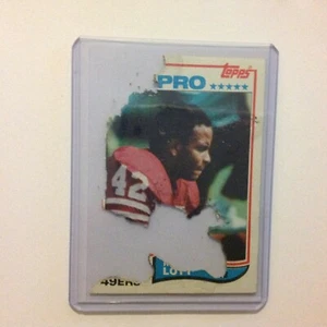 Rare 1 of a kind - 1982 Topps Ronnie Lott RC #486 49ers HOF Legend - Crazy Cool - Picture 1 of 2