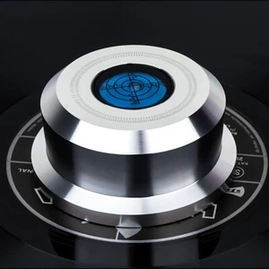 320g 60Hz Plattengewicht Stabilisator mit Wasserwaage für LP-Vinyl-Player Silver - Picture 1 of 6