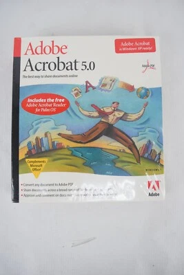 Adobe Acrobat 5.0 22001438 New Sealed in Box - Image 1 of 3