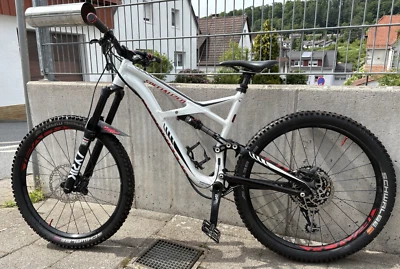 SPECIALIZED Enduro Comp 650b Gloss Dirty White/Black/Red Mountainbike Fully TOP - Bild 1 von 4