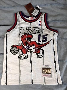 Toronto Raptors #15 Vince Carter 1998-99 NBA Mitchell & Ness Authentic Jersey - Picture 1 of 15