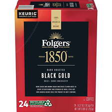 1850 Black Gold, Dark Roast Coffee, K-Cup Pods for Keurig Brewers, 24-Count