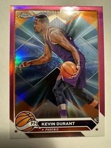 2023-24 Topps Chrome Kevin Durant Pink Refractor #50 Phoenix Suns - Picture 1 of 2
