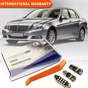 Mercedes E Class W212 LED Interior Premium Full Set 19 SMD White Error Free - Picture 1 of 12